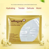 Gold-Gesichtsmaske mit Kollagen und pflegenden Kristallen