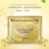 Gold-Gesichtsmaske mit Kollagen und pflegenden Kristallen