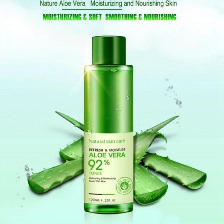 Natürliches Gesichtswasser mit 92% Aloe vera