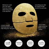 Gold-Gesichtsmaske mit Kollagen und pflegenden Kristallen