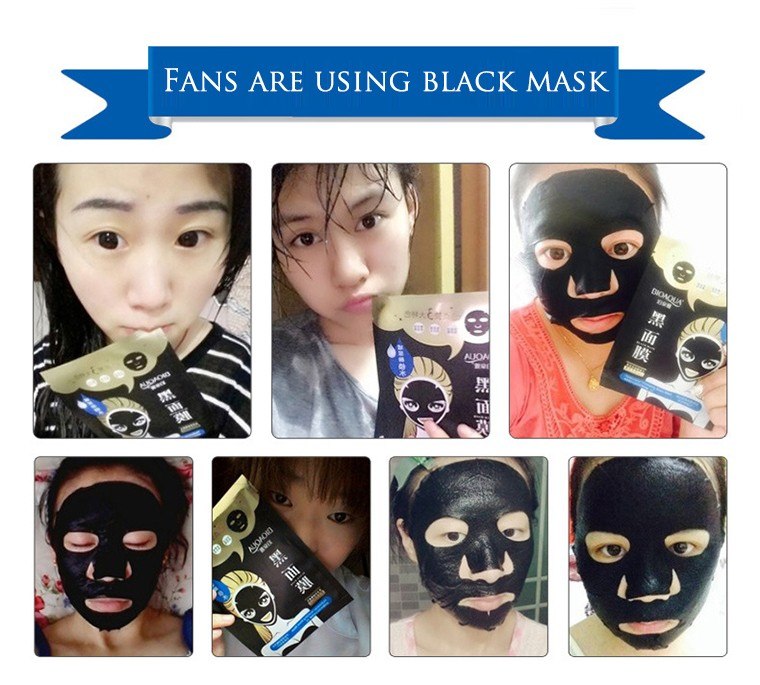 (BQY0573) Hyaluronic Hydrating Black Facial Mask