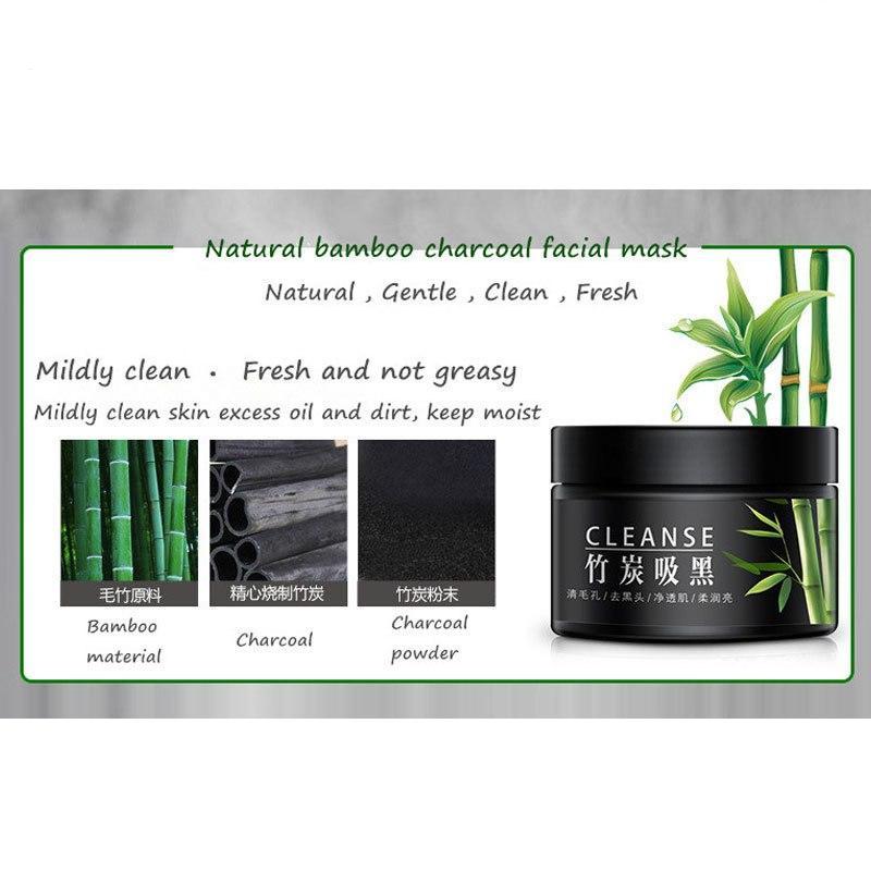BQY7526 CLEANSE Activated Carbon Black Mud Facial Mask