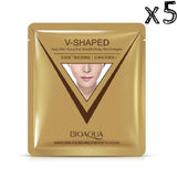Máscara facial para o queixo efeito firmeza