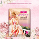 Máscara facial com óleo essencial de rosa
