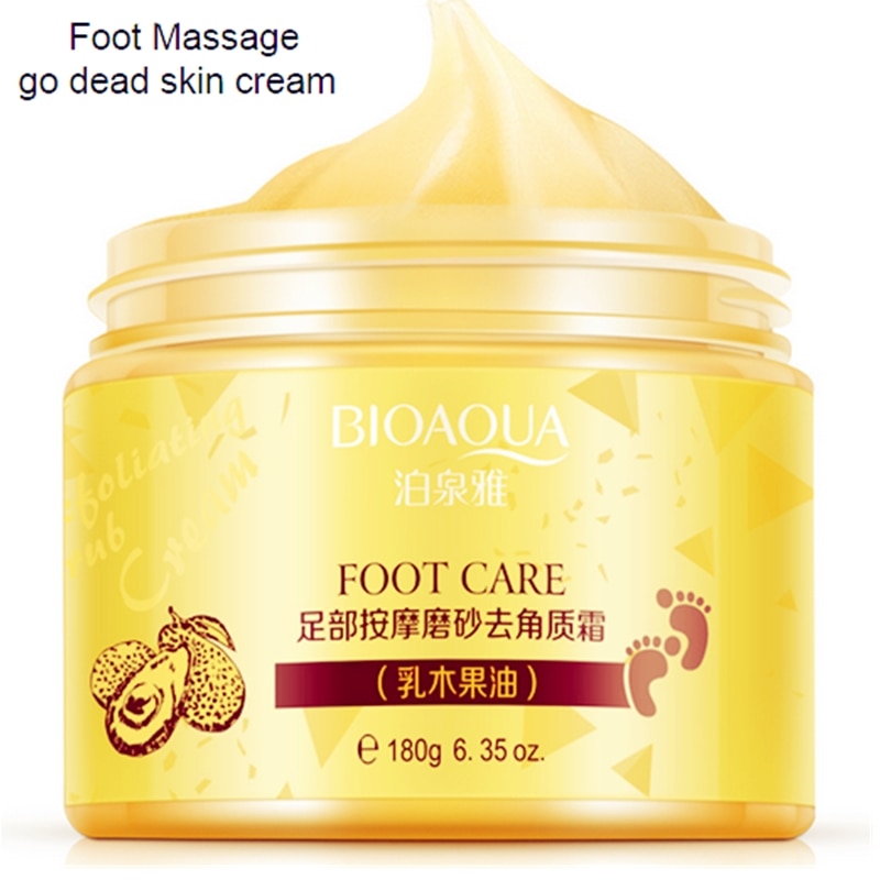 (BQY7151) Shea Butter Foot Massage Exfoliating Cream