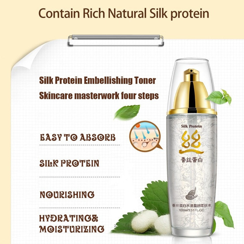 (BQY3963) Silk Protein Hyaluronic Acid Liquid Toner