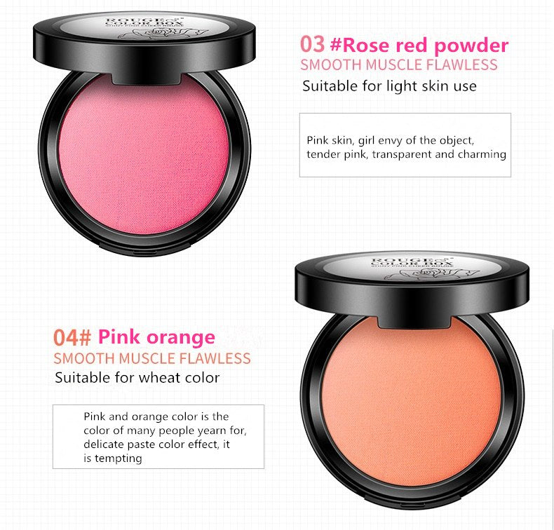 (BQY9386) Bright Rouge Blush Nude Makeup Powder
