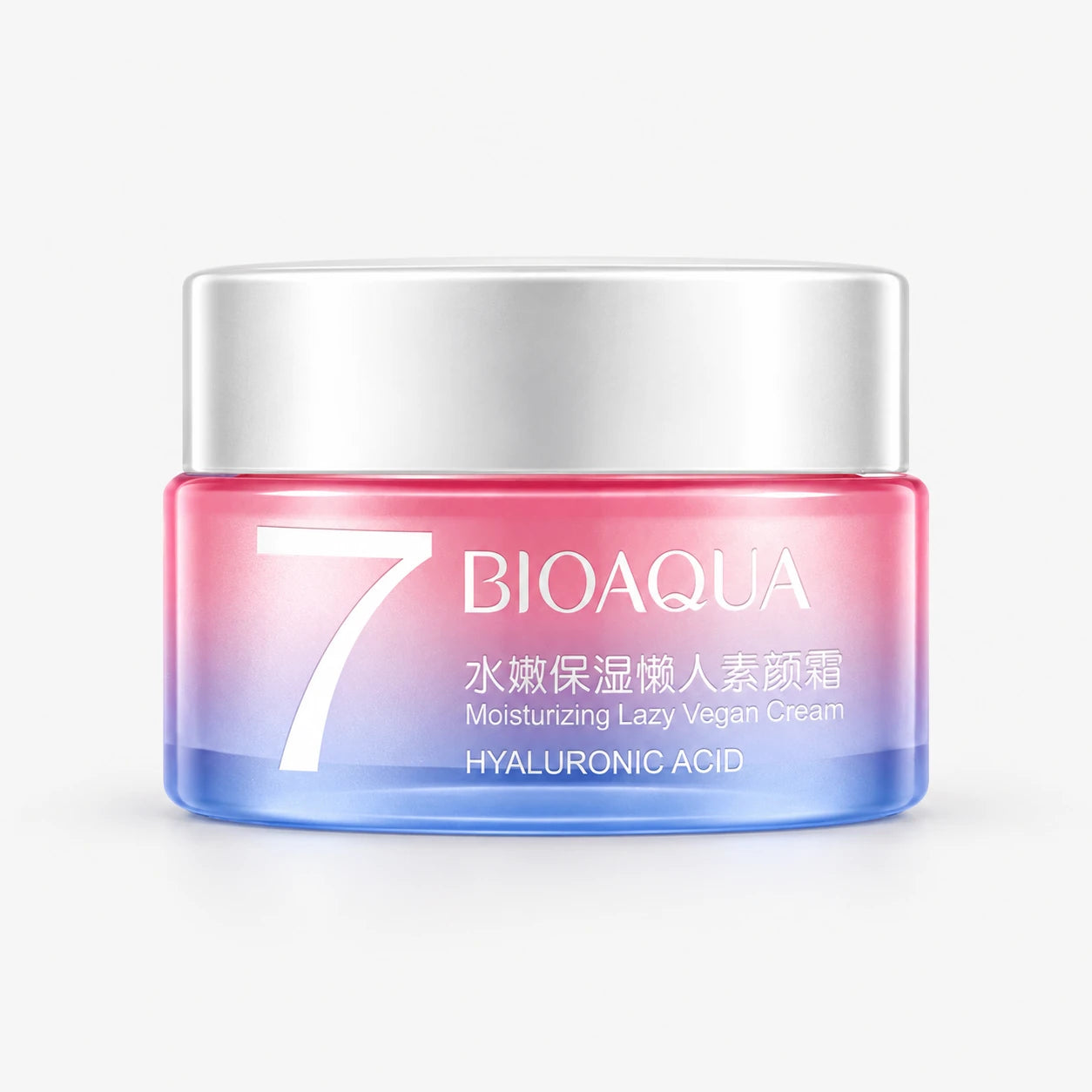 BIOAQUA V7 Moisturizing Cream product packaging on a light gray background